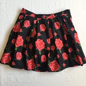 Forever 21 ~ Red Rose Skirt